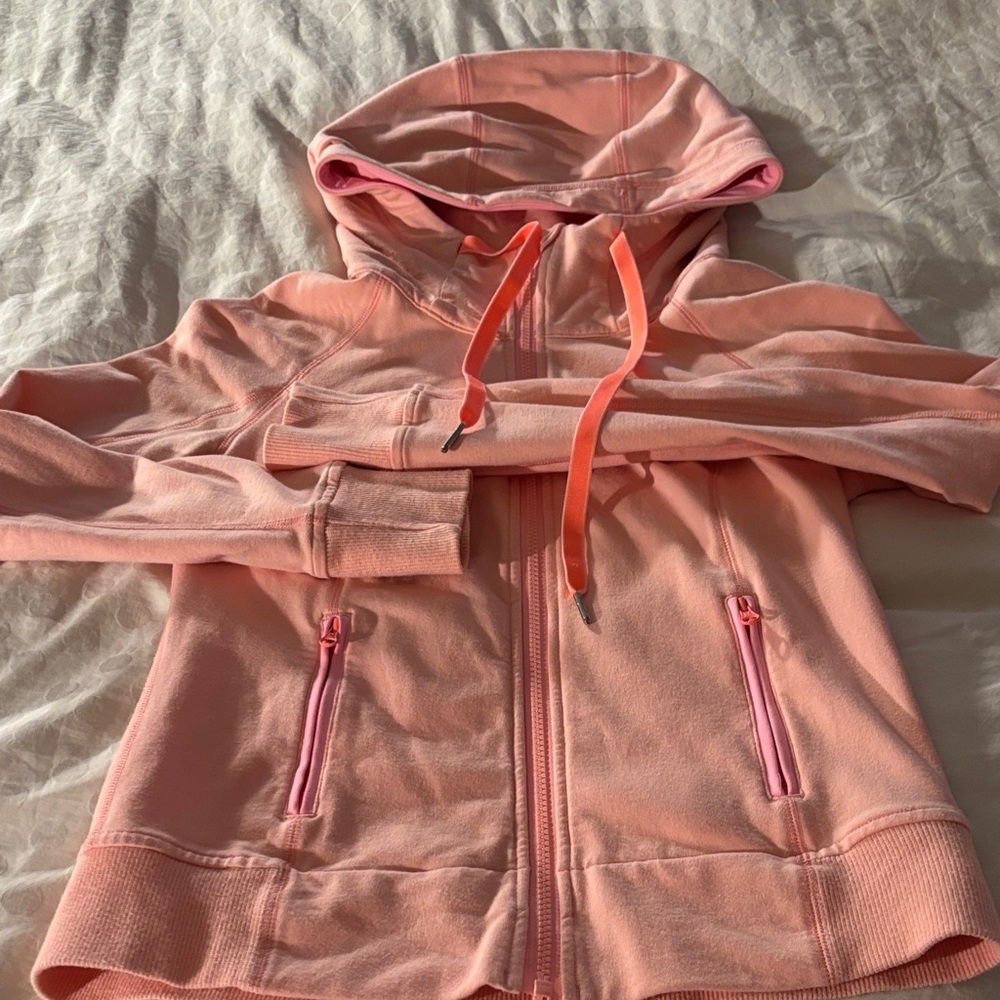 Lululemon Peach Hooded Jacket